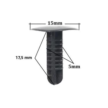 Imagem de Clipes Fixadores Universais para Painel de Teto e Porta-Malas - 40 Peç