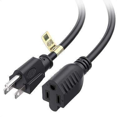Imagem de Cable Matters Cabo de extensão de energia resistente 16 AWG 7,6 m, listado UL (extensão de cabo de alimentação/cabos de extensão de 3 garras, NEMA 5-15P para NEMA 5-15R)