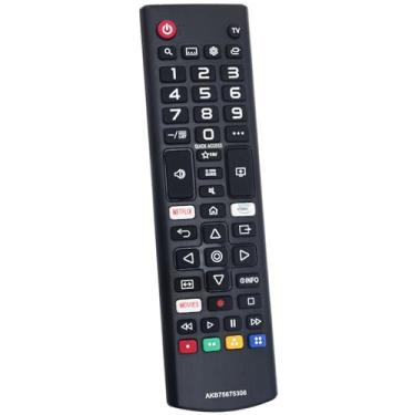 Imagem de Beyution AKB75675306 Controle remoto de substituição compatível com LG LCD 4K Smart TV 49UN7100PUA 55UN7300PUB 60UN7310PUA Sub AKB75675302 AKB75675304 AKB75875306