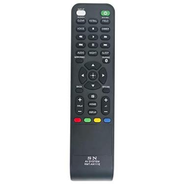 Imagem de Novo controle remoto RMT-AH111E RMTAH111E compatível com sistema de alto-falante Sony Sound Bar AV e sistema home theater HT-RT5 HT-ST9 SA-RT5 SA-ST9 HTRT5 HTST9 SART5 SAST9 (1-492-937-11) (149293711)