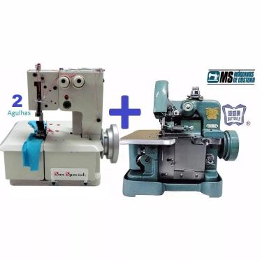 Imagem de Overlock, Overloque + Galoneira 2 Agulhas- Ss 110v