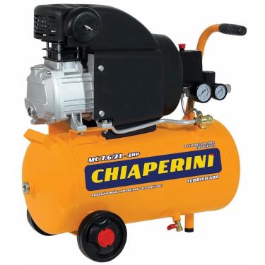 Imagem de Compressor Chiaperini Mc 7.6 21 Litros 120 Lbs 2 Cv 220v