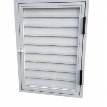 Imagem de Portinhola 1 Folha Esquadrias Brasil 90x90 Branco Esquerdo [f123]