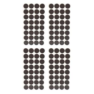Imagem de Furnigear Protetores Antiderrapantes Para Móveis - Pés De Cadeira Borracha Autoadesivos Pisos Madeira Pernas Mesa, 128 Peças, 3/4" Redondos
