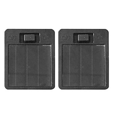 Imagem de iayokocc Pacote Com 2 Peças De Reposição Para Lanternas Suspensas Externas, Tampa Lanterna Painel, Caixa Bateria, Acessórios Lâmpadas Led, Jardim, Pátio, Passarela, Quintal