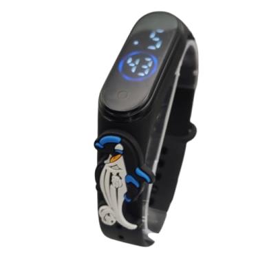 Imagem de Relógio Infantil Touch Digital Peixe Santos FC - Preto