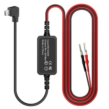 Imagem de TQXHLBFU Adaptador De Energia Para Câmera Painel Micro Usb, Dc 12V/24V 5V 2A, Compatível Com Azdo 1296P, 70Mai Lite, M300, 1S, Omni, Kit Fios Espelho Painel, Plug And Play Rápido