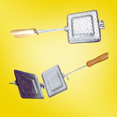 Imagem de Sanduicheira Assadeira Tostex Baurutex Alumínio Fundido | Pão de Caixa | 5 PONTOS@