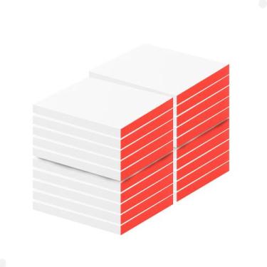 Imagem de 20 Bloquinhos c/100 FLs 7x10cm Anotações Comanda Rascunho - AGITT PAPE