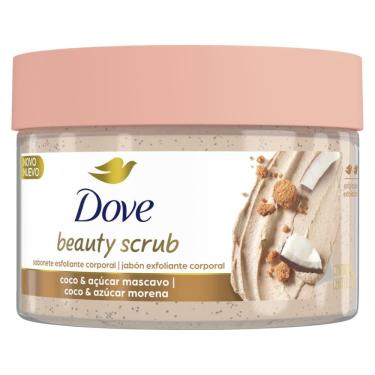 Imagem de Sabonete Esfoliante Coco & Açúcar Mascavo Dove Beauty Scrub Pote 280g
