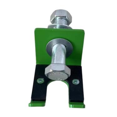 Imagem de simhoa Suporte para barra de halteres, suporte para barra de agachamento, acessório para academia doméstica resistente com furo de 18 mm, para de peso, Verde