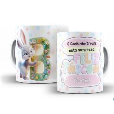 Imagem de Caneca branca ALFABETO PÁSCOA (B)