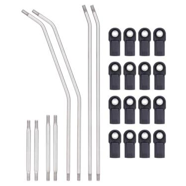 Imagem de 1/10 Performance Carbon LCG Chassis Kit with Gearbox & Shock Absorbers for RC Crawler SCX10 & Capra Upgrade Parts (Link Rod Set)