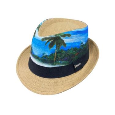 Imagem de Chapéu panamá verão estampado
