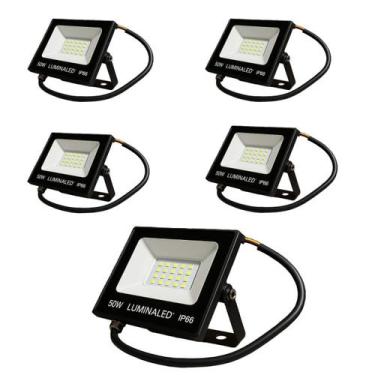 Imagem de Refletor LED 50W Branco Frio JM3 - JM3 Móveis