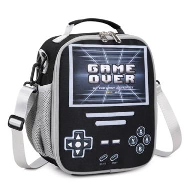 Imagem de ACESAK Lancheira de jogos para meninos – Lancheira com isolamento térmico para meninos e meninas – Lancheiras portáteis reutilizáveis para meninos e meninas, para crianças, adolescentes, piquenique