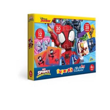Imagem de Kit Do Homem Aranha Spidey Com 3 Jogos - Toyster 3140