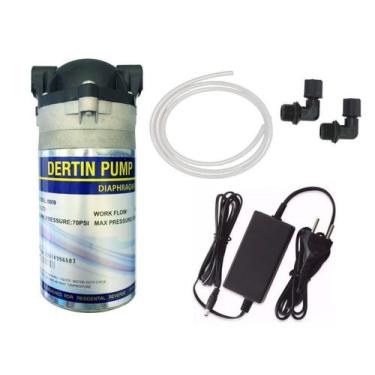 Imagem de Bomba Pressurizadora Osmose Reversa 50gpd + Fonte - Br Fish Aquarismo