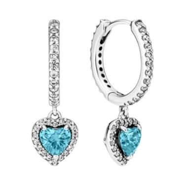 Imagem de Conjunto De Colar E Brincos De Prata S925 Feminino Joias De Luxo Prese