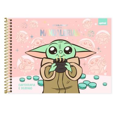 Imagem de Caderno Cartografia e Desenho Capa Dura 80 Folhas Grogu 2525120 Spiral Gro