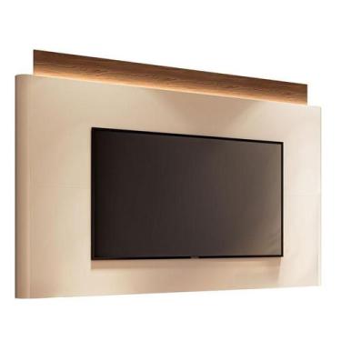 Imagem de Painel Suspenso Nobre Castanho Off White - Hb Móveis - HB Moveis