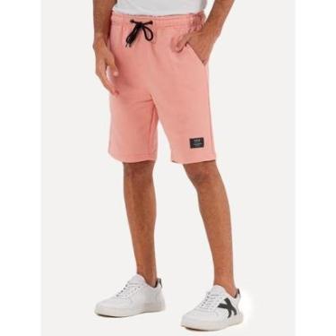 Imagem de Bermuda King & Joe Masculina Moletom Comfort Tag Nomads Salmão-Masculino