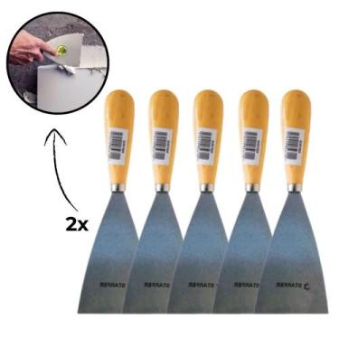 Imagem de Kit Com 10 Espátula Multiuso Raspar Massa Corrida - Starfer