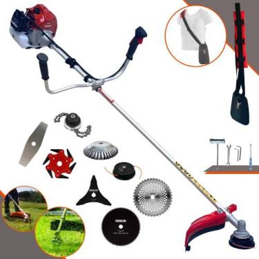 Imagem de Podador de Grama À Gasolina Kawashima BCJ431L 43cc 1,7HP Roçadeira de 