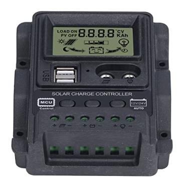 Imagem de YWBL-WH Controlador de Carregador Solar USB Duplo ABS LCD Display PWM Charging Controller para Processos de Carregamento (10a)