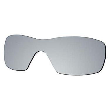 Imagem de Lentes de substituição para óculos de sol Oakley Dart de 1,8 mm de espessura UV400 – Opções, Silver Titanium - Polarized Ar Coated, One Size