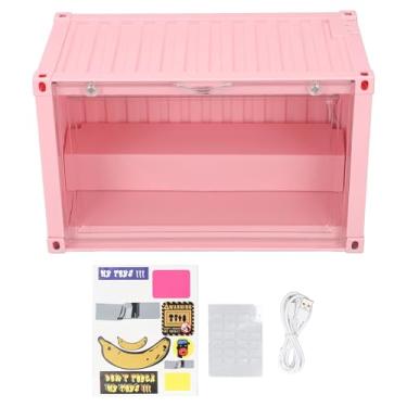 Imagem de Miniatura Figuras Display Case LED Lit Dustproof Empilhável Mini Figuras Ação Display Case para Brinquedos Modelos (Pilipaner1oyi-12)