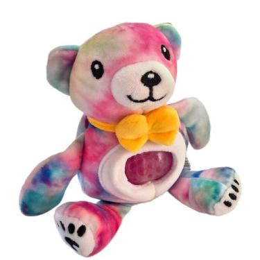 Imagem de Pelúcia Jellyroos Ursinho Barriga Engraçada Aperte Muito - Toyng, Urso