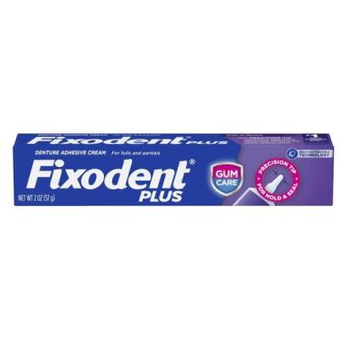 Imagem de Fixodent Plus Gum Care Creme Adesivo Para Dentaduras - 57G