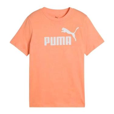 Imagem de Camiseta Puma Essentials NO. 1 Logo Infantil - Rosa 9-10-Unissex