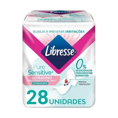 Imagem de Absorvente Libresse Pure Sensitive Ultrafino para Dia com Abas - Embal