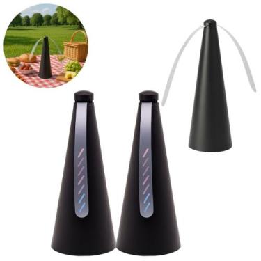 Imagem de 2 Ventiladores Mesa Anti Moscas Repelente Insetos Portátil - Lyor
