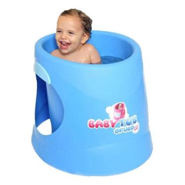 Imagem de Ofuro Banheira 1 A 6 anos Balde Babytub Azul Escuro