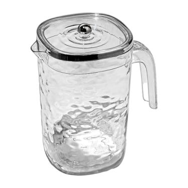 Imagem de ＫＬＫＣＭＳ Jarra com Tampa para Geladeira 1800 Ml Jarra de água para Cozinha, Branco