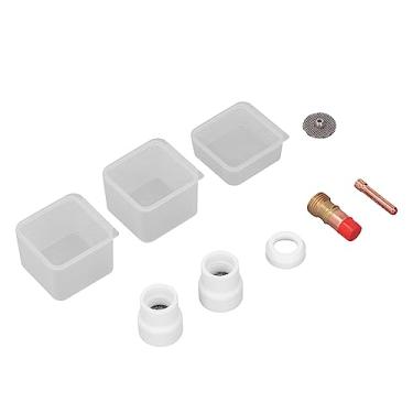 Imagem de Acessórios de Tocha de Soldagem de 6pcs, PTFE de Cobre Roxo, Kit de Peso Leve Durável para WP17 18 26 Tocha de Soldagem Tig