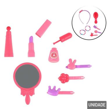Imagem de KIT Salão de Beleza Infantil Acessórios Sor - Tudo em Caixa