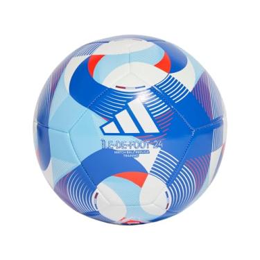 Imagem de Bola Futebol Campo Adidas Île-de-Foot Olimpíadas Paris 2024 Training Azul e Branco