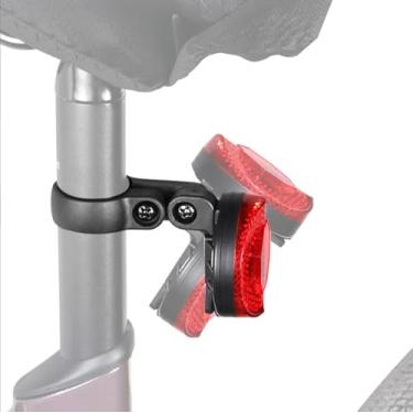 Imagem de RRSKIT Suporte de lanterna traseira refletivo antirroubo de posicionamento oculto para Apple Airtag MTB Road Bike Suporte de tubo de assento