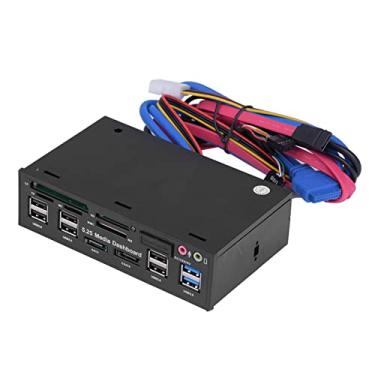 Imagem de Dioche Leitor DE MULTIMENTO DE MÍNES DE Mídia DE 5,25 Polegadas Com Portas USB 3.0/2.0 Hub e ESATA SATA - Tudo Em um Leitor DE um Cartão Com Interface DE áudio e Multi -compatibilidade