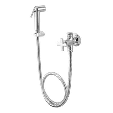 Imagem de Ducha Higiênica com Derivação 1860 Linha Nya 1/4 de Volta Cromado Meber