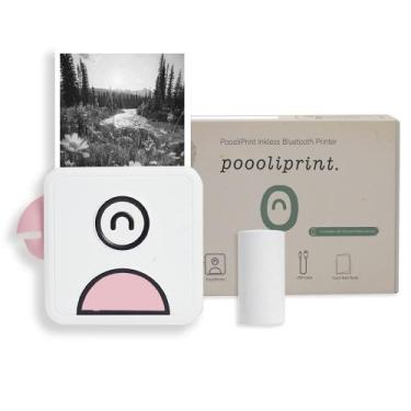 Imagem de Impressora de bolso Pooliprint L2 Inkless Bluetooth Rosa - Poooliprint