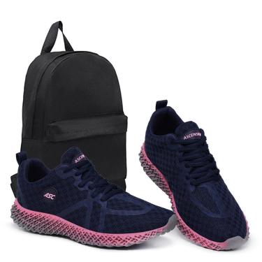 Imagem de Combo Tênis Feminino Super Confortável Com Mochila Ideal para Academia e Caminhada-Feminino
