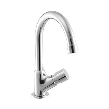 Imagem de Torneira para Lavatório de Bancada com Fechamento Automático 10090 Linha Mebermatic Cromado Meber