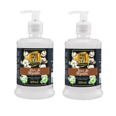 Imagem de Kit c/2 Sabonete Líquido 500ml Premisse Flor de Algodão