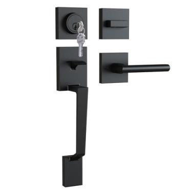 Imagem de Conjunto de fechaduras de porta frontal Ohuhu Heavy Duty com fechadura