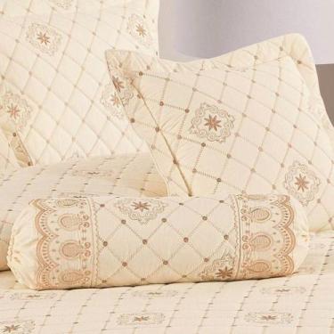 Imagem de Kit Cobre Leito Royale Queen 06 Peças - Vanilla - BIA ENXOVAIS